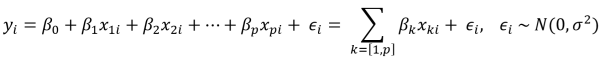  Multiple Linear Model